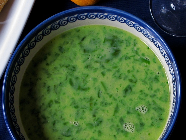 Krémová Thaiská špenátová polievka - ilustračné foto