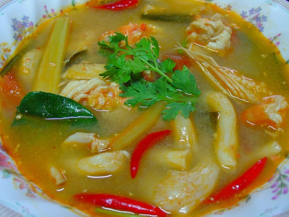 Thajská ostro kyslá polievka - ilustračné foto - zdroj: flickr.com