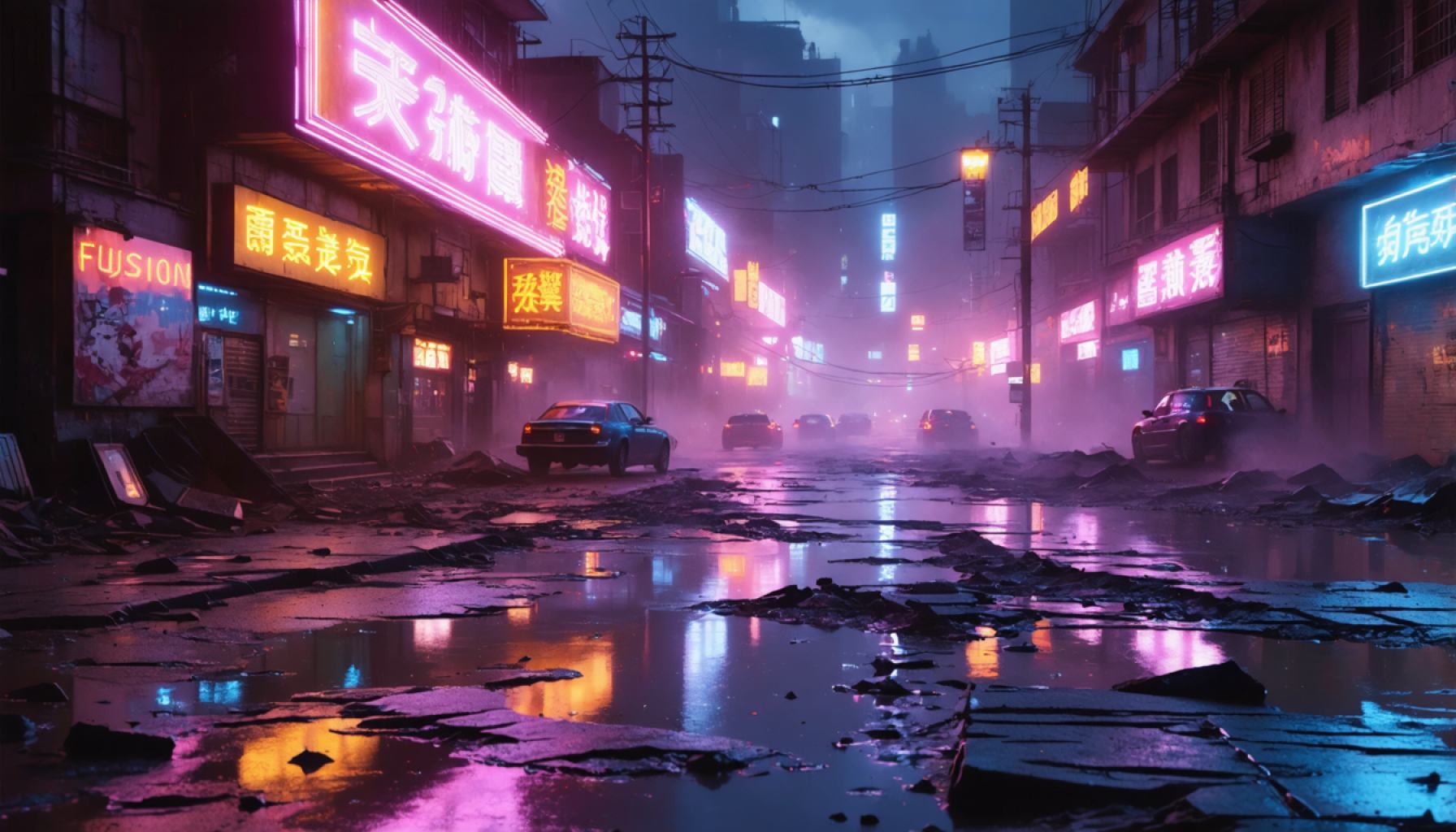The Eerie Allure of “Warm Fusion”: A Neon Dystopia Unveiled